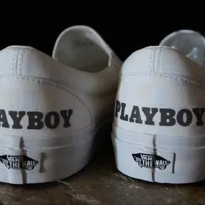 Vans Reflective Playboy Bad Bunny slip-on Buy Reflective Bad Bunny Custom Slip on Vans Online in India  main image 4